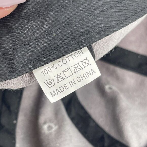 Camping Baseball Hat Cap Camping Hair Dont Care Womens One Size Gray Casual Hat - Picture 8 of 8